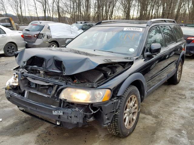 YV4SZ592871265010 - 2007 VOLVO XC70 BLACK photo 2