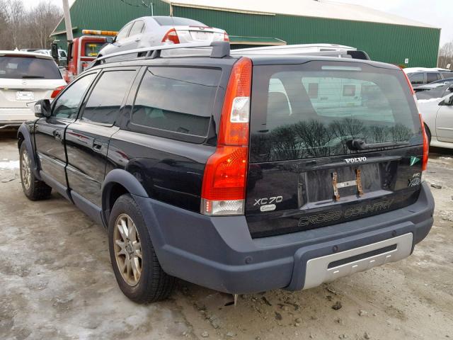 YV4SZ592871265010 - 2007 VOLVO XC70 BLACK photo 3