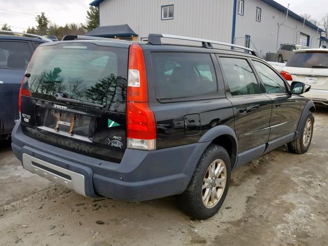 YV4SZ592871265010 - 2007 VOLVO XC70 BLACK photo 4