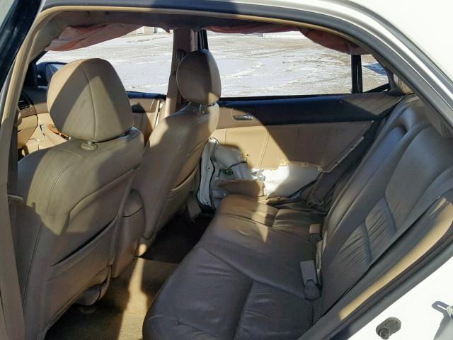 JHMCN36495C014719 - 2005 HONDA ACCORD HYB WHITE photo 6