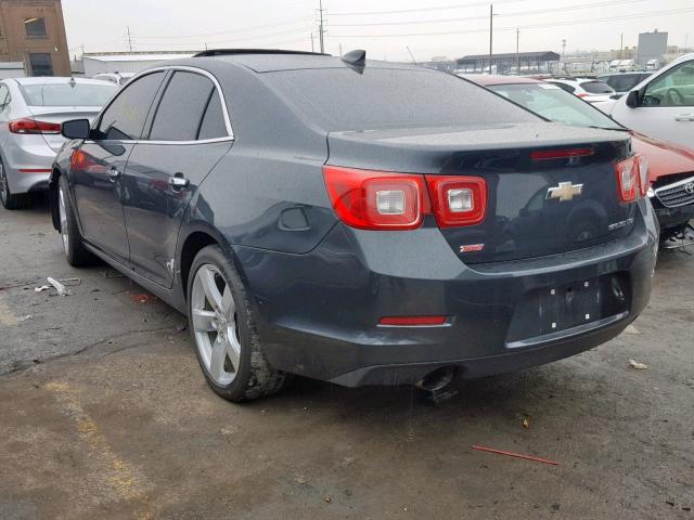 1G11G5SX2FF195606 - 2015 CHEVROLET MALIBU LTZ GRAY photo 3