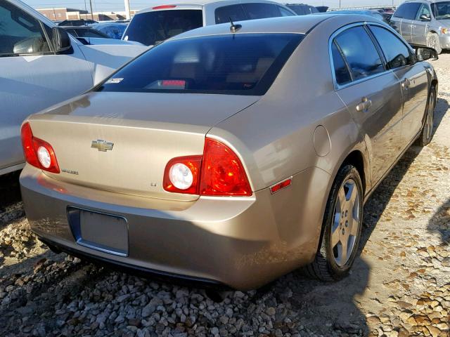 1G1ZJ57798F168497 - 2008 CHEVROLET MALIBU 2LT GOLD photo 4