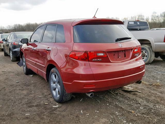 5J8TB18568A019138 - 2008 ACURA RDX TECHNO RED photo 3