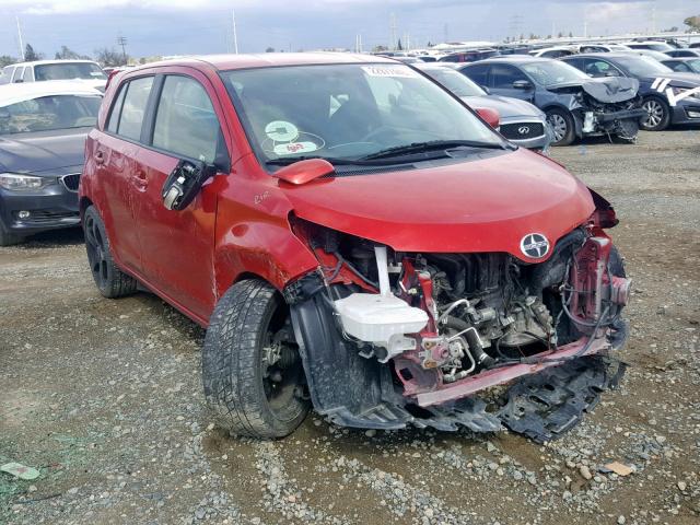 JTKKUPB45D1029038 - 2013 TOYOTA SCION XD RED photo 1