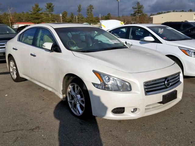 1N4AA5AP5EC486455 - 2014 NISSAN MAXIMA S WHITE photo 1