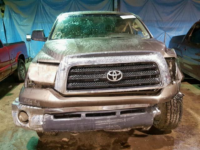 5TBDV54117S487969 - 2007 TOYOTA TUNDRA CRE SILVER photo 9