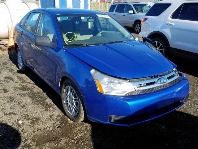 1FAHP3FN6BW195143 - 2011 FORD FOCUS SE BLUE photo 1