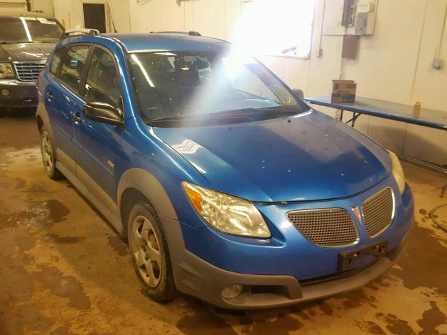 5Y2SL65828Z400456 - 2008 PONTIAC VIBE BLUE photo 1