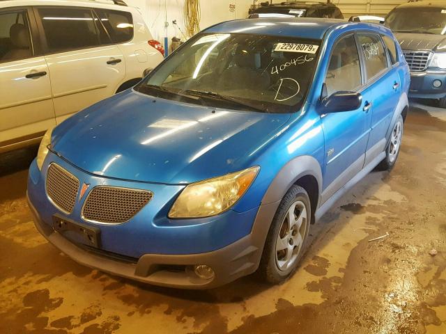 5Y2SL65828Z400456 - 2008 PONTIAC VIBE BLUE photo 2