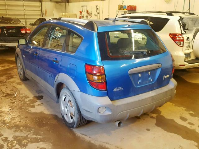 5Y2SL65828Z400456 - 2008 PONTIAC VIBE BLUE photo 3