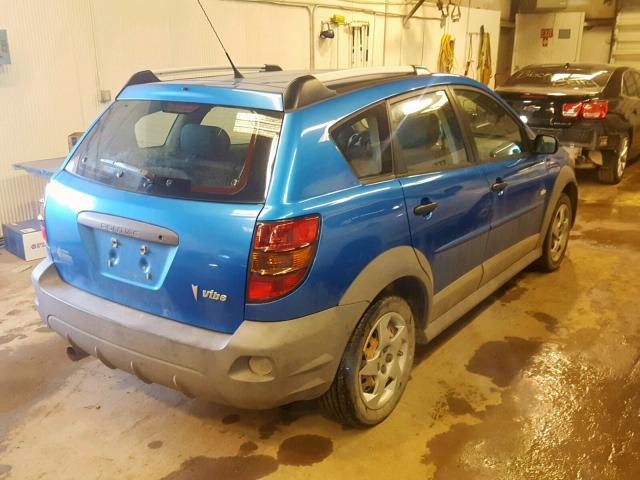 5Y2SL65828Z400456 - 2008 PONTIAC VIBE BLUE photo 4