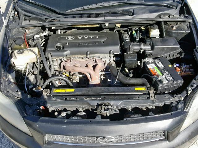 JTKDE177250053942 - 2005 TOYOTA SCION TC შავი ფოტო 7