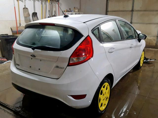 3FADP4TJ9DM215264 - 2013 FORD FIESTA S WHITE photo 4