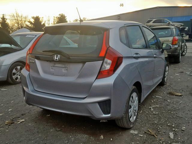 3HGGK5G5XHM703526 - 2017 HONDA FIT LX SILVER photo 4