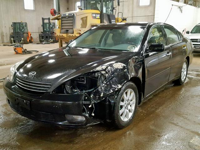 JTHBA30G645055189 - 2004 LEXUS ES 330 BLACK photo 2