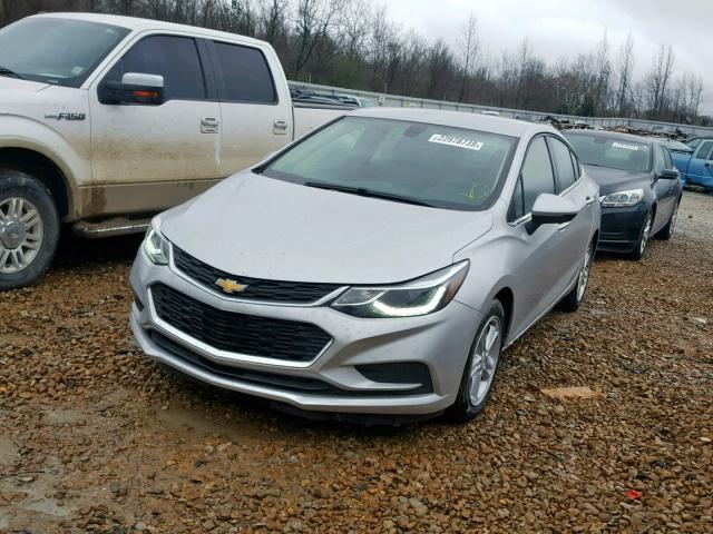 1G1BE5SM9H7156833 - 2017 CHEVROLET CRUZE LT SILVER photo 2