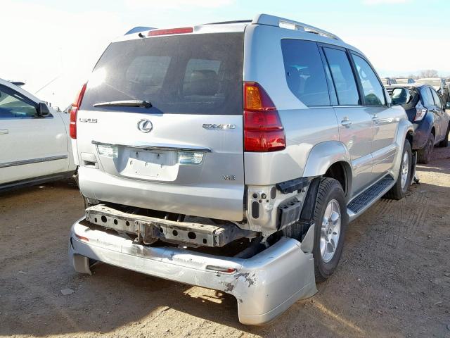 JTJBT20X650094706 - 2005 LEXUS GX 470 SILVER photo 4