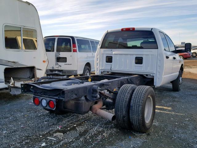 3D6WG48A57G778031 - 2007 DODGE RAM 3500 S WHITE photo 4