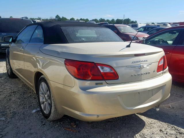 1C3BC5ED5AN172218 - 2010 CHRYSLER SEBRING TO GOLD photo 3