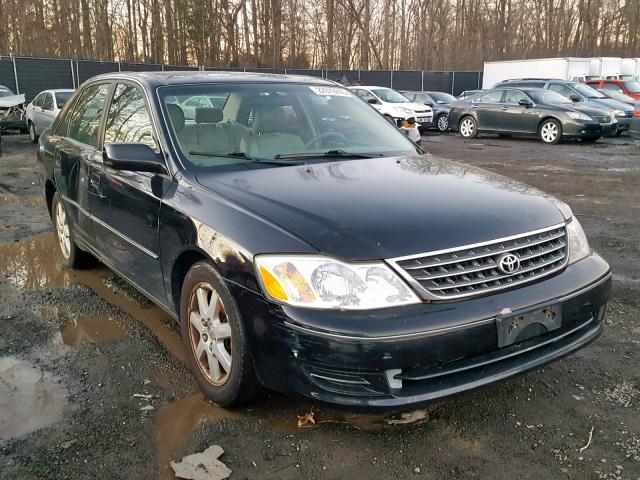 4T1BF28BX3U293326 - 2003 TOYOTA AVALON XL BLACK photo 1