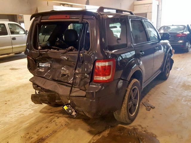 1FMCU0DG5BKB24017 - 2011 FORD ESCAPE XLT BLACK photo 4