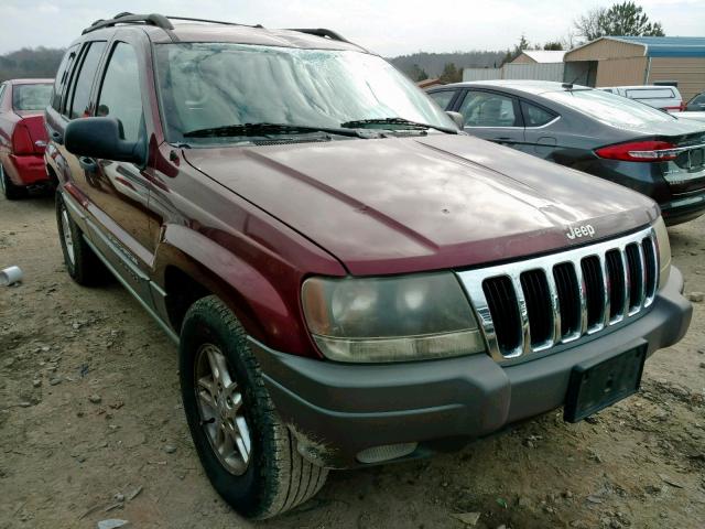 1J4GW48S93C556010 - 2003 JEEP GRAND CHER MAROON photo 1