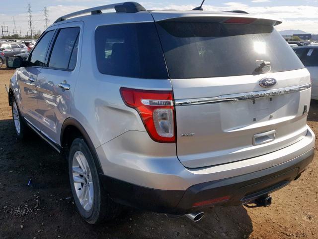 1FMHK7D87BGA39311 - 2011 FORD EXPLORER X SILVER photo 3