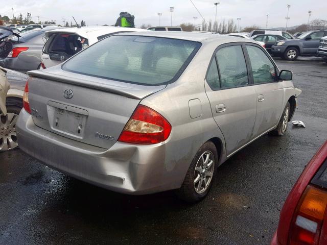 JT2BK18U020050375 - 2002 TOYOTA PRIUS SILVER photo 4