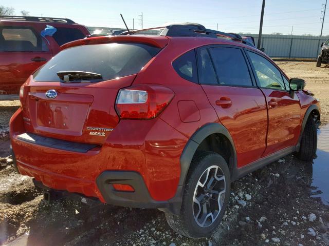 JF2GPABCXG8289814 - 2016 SUBARU CROSSTREK RED photo 4