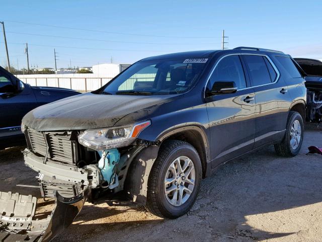 1GNERGKW8JJ138247 - 2018 CHEVROLET TRAVERSE L GREEN photo 2