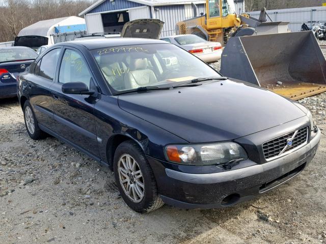 YV1RS64A042378489 - 2004 VOLVO S60 BLACK photo 1