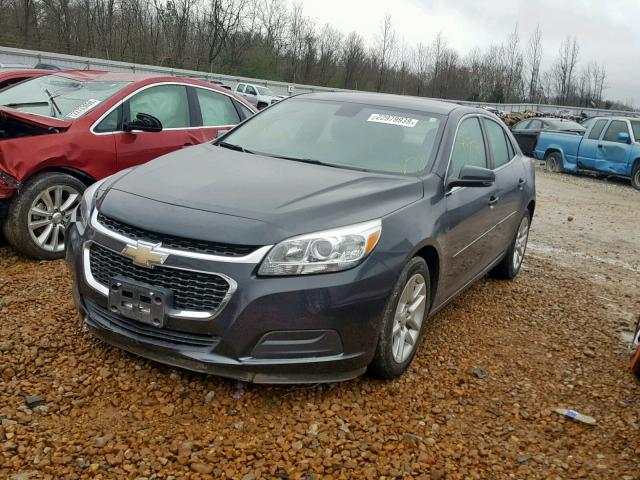 1G11C5SL4FF343764 - 2015 CHEVROLET MALIBU 1LT GRAY photo 2