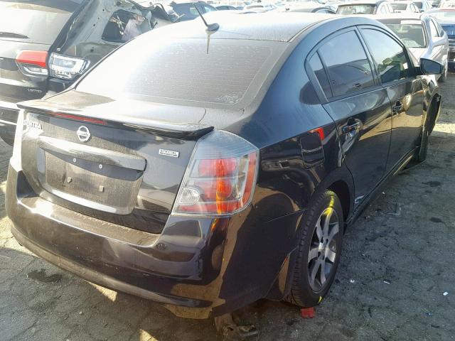 3N1AB6AP8CL610655 - 2012 NISSAN SENTRA 2.0 BLACK photo 4