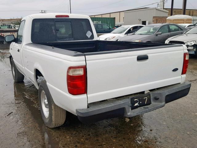 1FTYR10U75PA78386 - 2005 FORD RANGER WHITE photo 3