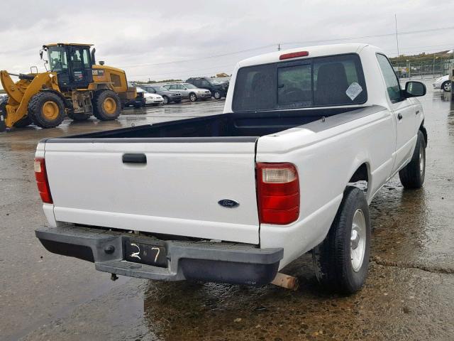 1FTYR10U75PA78386 - 2005 FORD RANGER WHITE photo 4