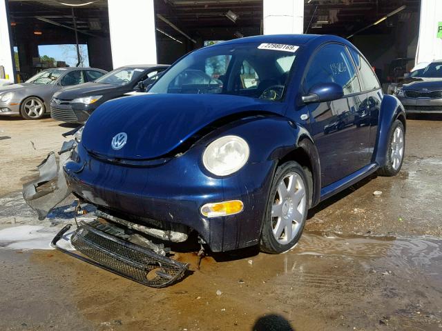 3VWDD21C63M406406 - 2003 VOLKSWAGEN NEW BEETLE Mavi foto 2