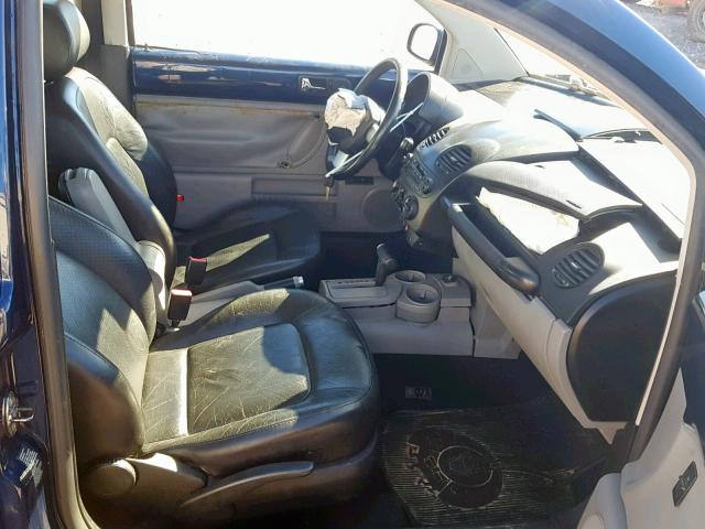 3VWDD21C63M406406 - 2003 VOLKSWAGEN NEW BEETLE Mavi foto 5