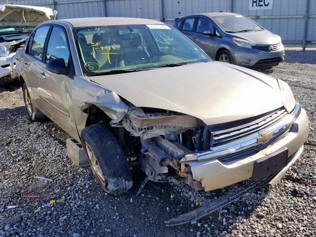 1G1ZT54815F211152 - 2005 CHEVROLET MALIBU LS GOLD photo 1