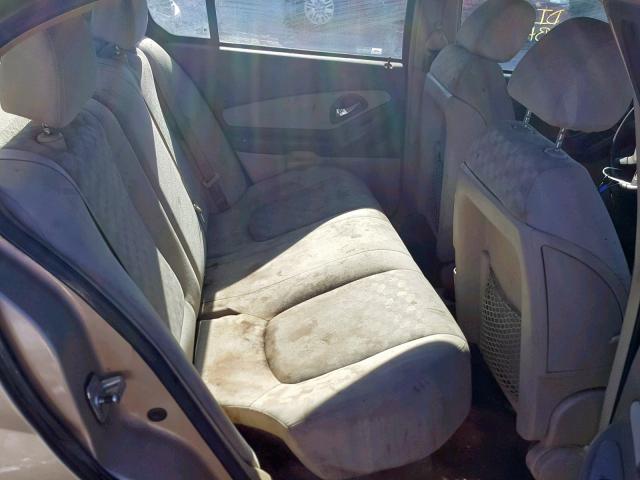 1G1ZT54815F211152 - 2005 CHEVROLET MALIBU LS GOLD photo 6