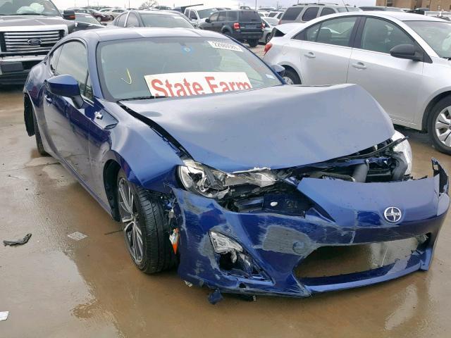 JF1ZNAA1XD1710891 - 2013 TOYOTA SCION FR-S BLUE photo 1