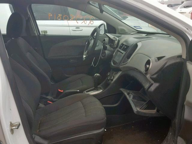 1G1JC5SH5E4238530 - 2014 CHEVROLET SONIC LT 白色 照片 5