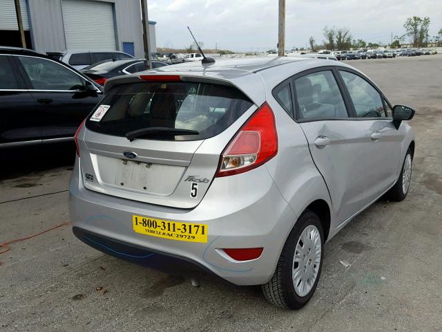 3FADP4TJ0GM171188 - 2016 FORD FIESTA S SILVER photo 4