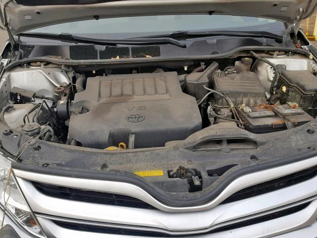 4T3ZK3BB1DU057228 - 2013 TOYOTA VENZA LE SILVER photo 7