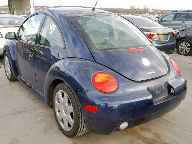 3VWDD21C03M425212 - 2003 VOLKSWAGEN NEW BEETLE Mavi foto 3