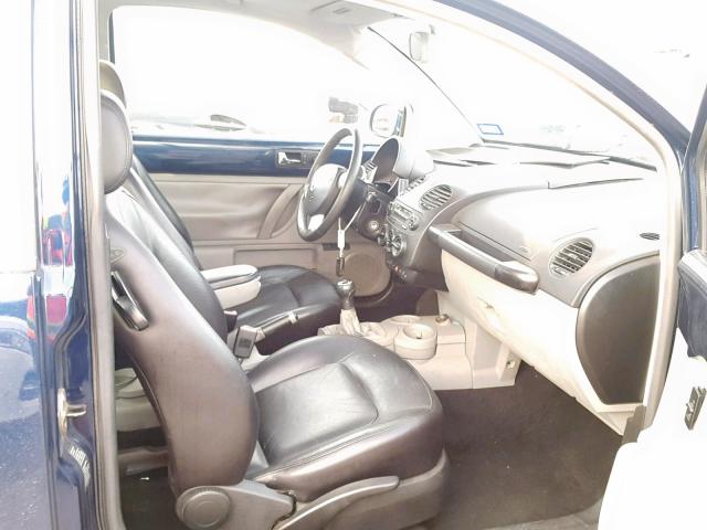 3VWDD21C03M425212 - 2003 VOLKSWAGEN NEW BEETLE Mavi foto 5