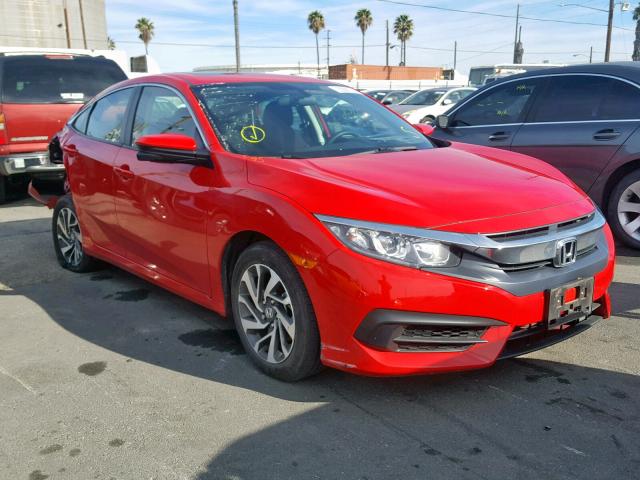 2HGFC2F78GH523758 - 2016 HONDA CIVIC EX RED photo 1