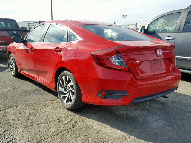 2HGFC2F78GH523758 - 2016 HONDA CIVIC EX RED photo 3