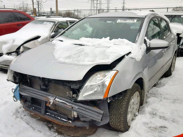 3N1AB6AP3CL762147 - 2012 NISSAN SENTRA 2.0 SILVER photo 2