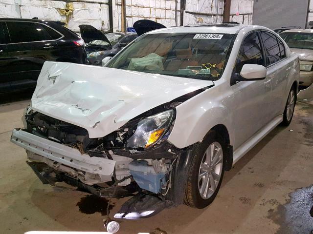 4S3BMDP67D2029519 - 2013 SUBARU LEGACY 3.6 WHITE photo 2