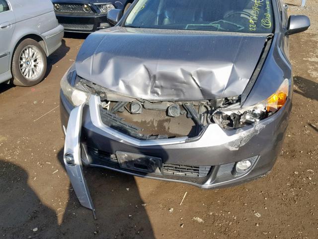 JH4CU2F6XAC043008 - 2010 ACURA TSX GRAY photo 7